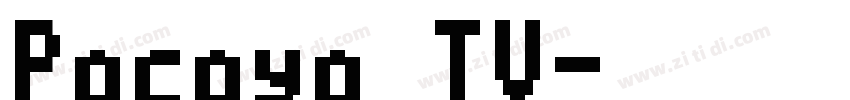 Pocoyo TV字体转换